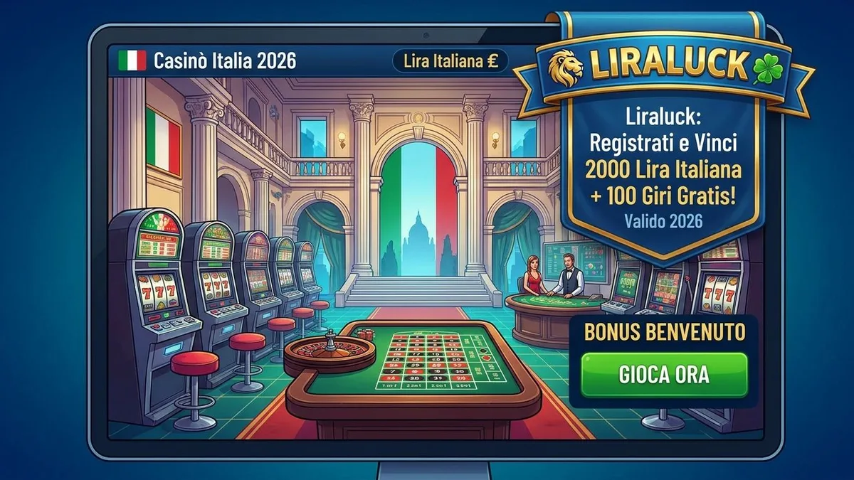 Registrazione con bonus Liraluck